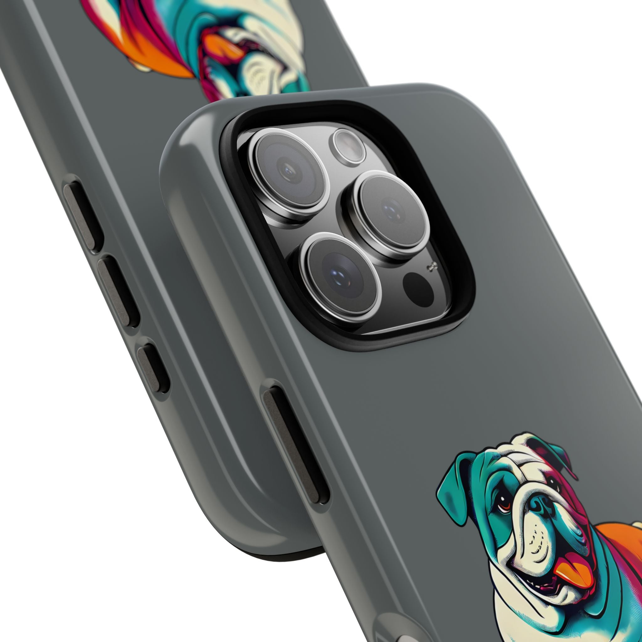 national pet day skateboard bulldog phone case for dog lovers