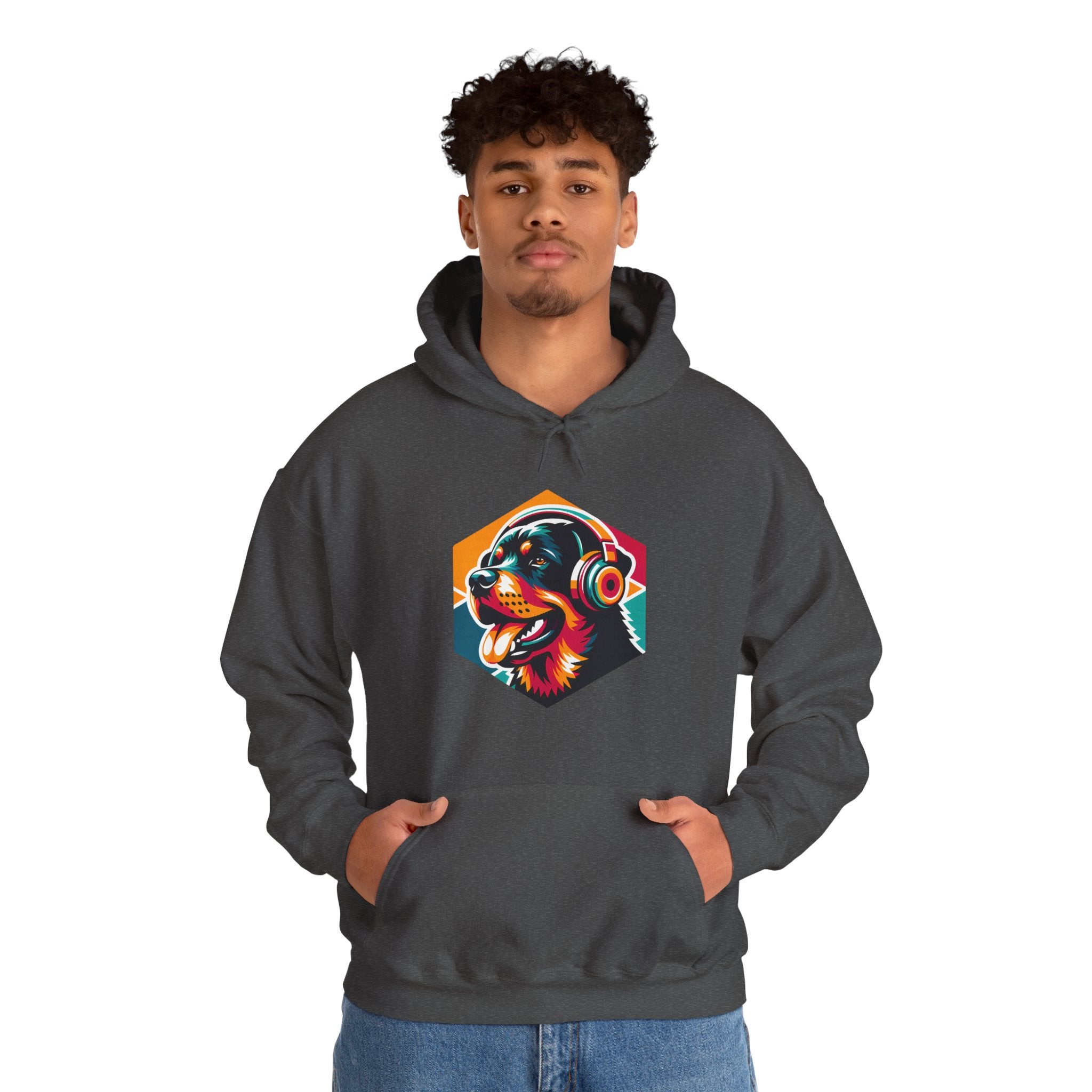 Rottweiler Dog Hoodie - Vibrant Unisex Sweatshirt for Dog Lovers
