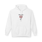 Rose-Inspired Fleece Hoodie - Cozy Fall Gift, Street Style Sweatshirt