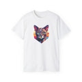 Cute Cat Portrait T-Shirt - Colorful Tee for Cat Lovers