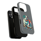 national pet day skateboard bulldog phone case for dog lovers