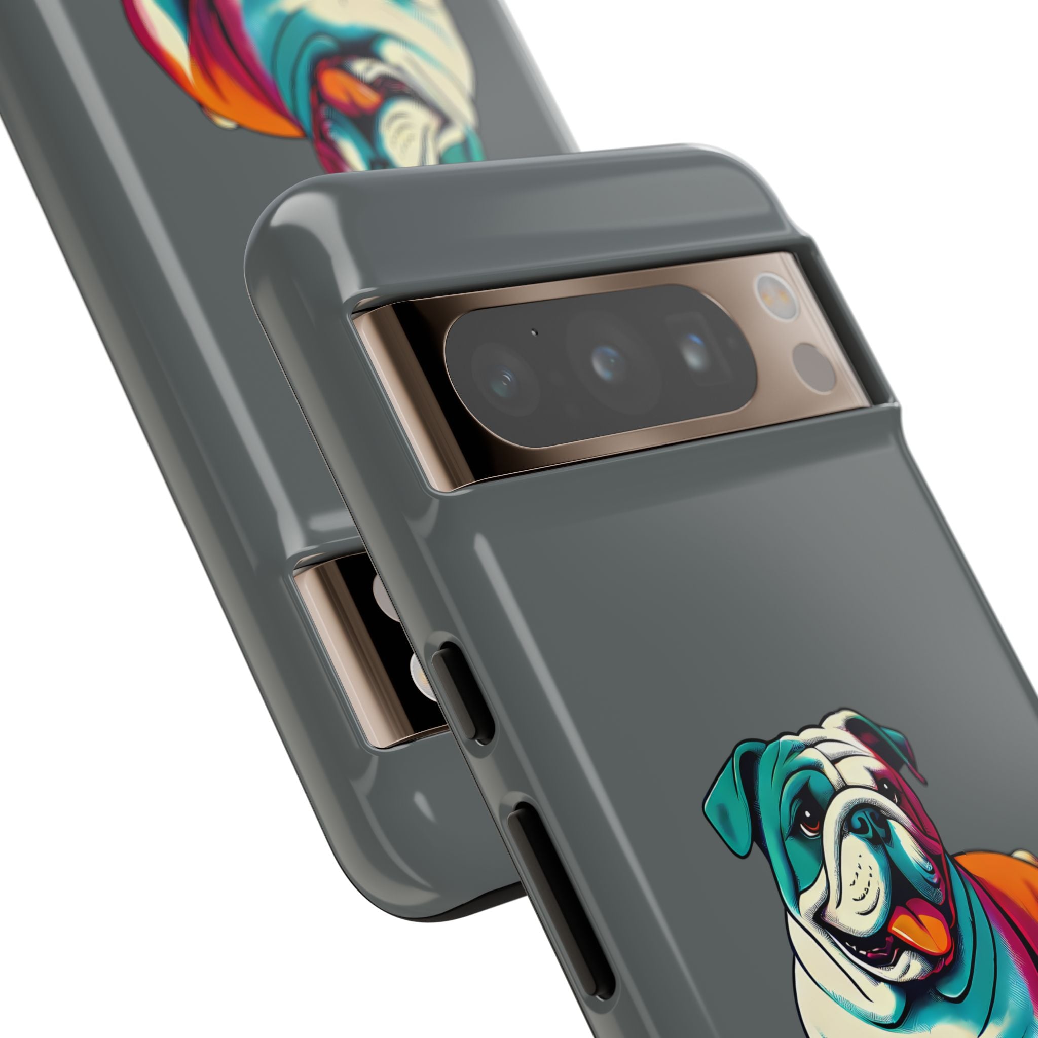 national pet day skateboard bulldog phone case for dog lovers