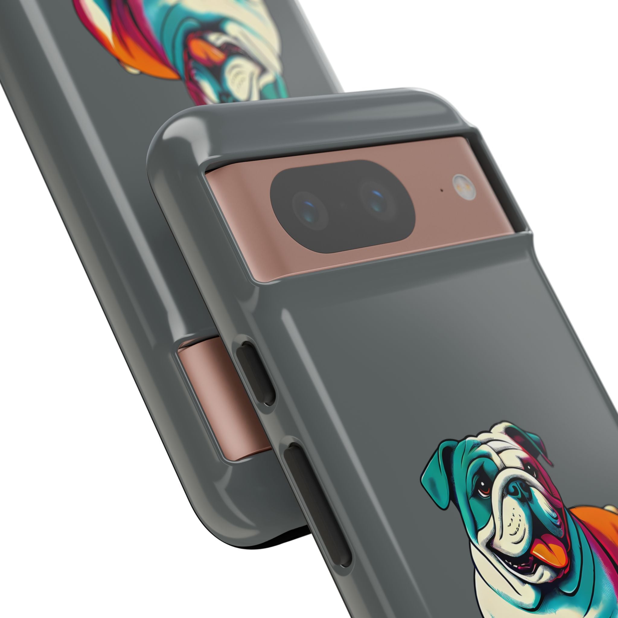 national pet day skateboard bulldog phone case for dog lovers