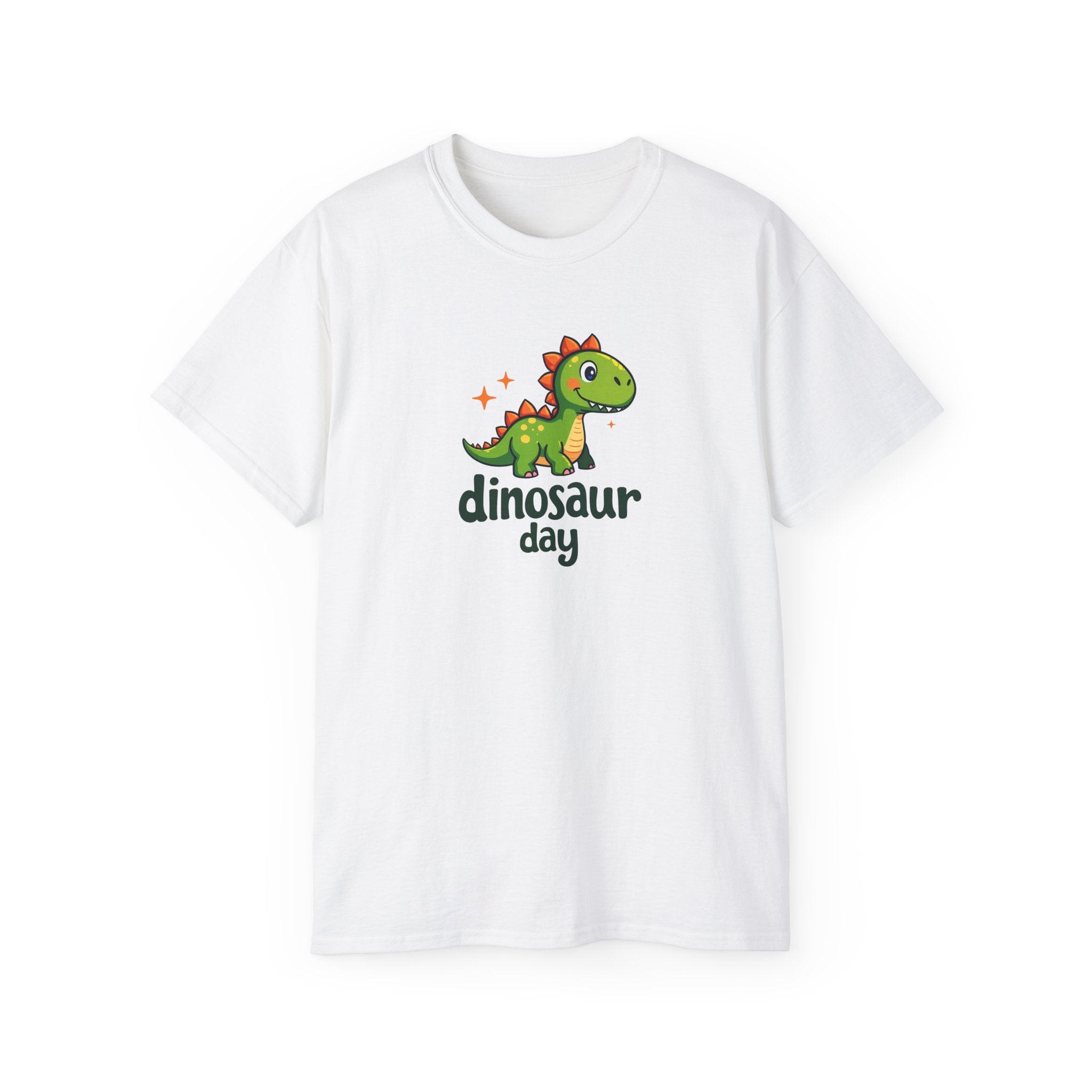 Dinosaur Day Tee - Unisex Cotton T-Shirt for Kids and Adults