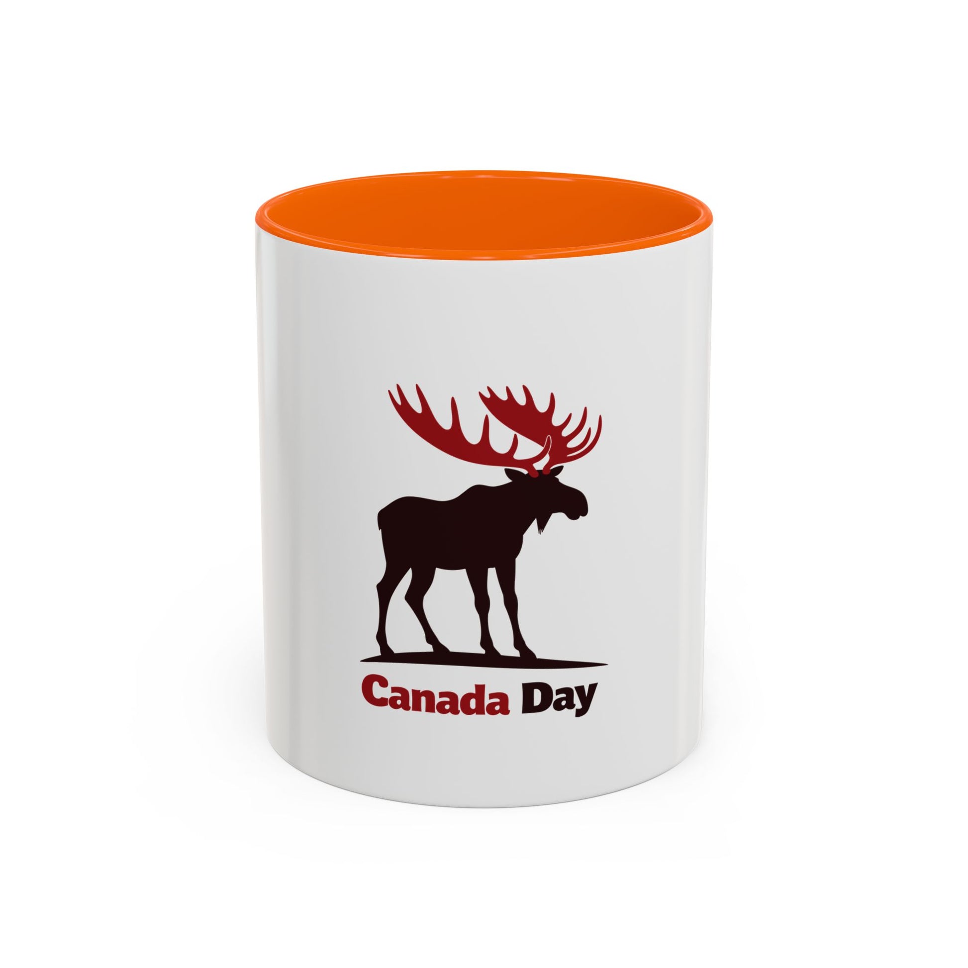 Mug - Canada Day Moose Patriotic Silhouette Design 11oz/15oz Gift for Canadians