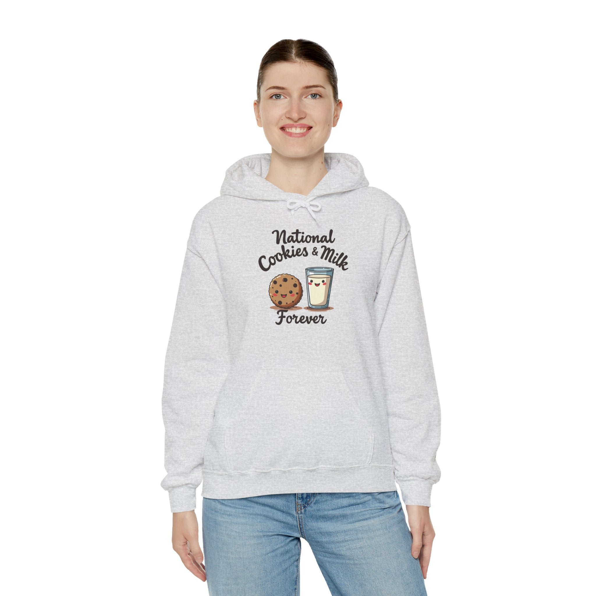 Cookie Milk Hoodie - Cozy Cute Cookie Lover Fun Gift Sweater