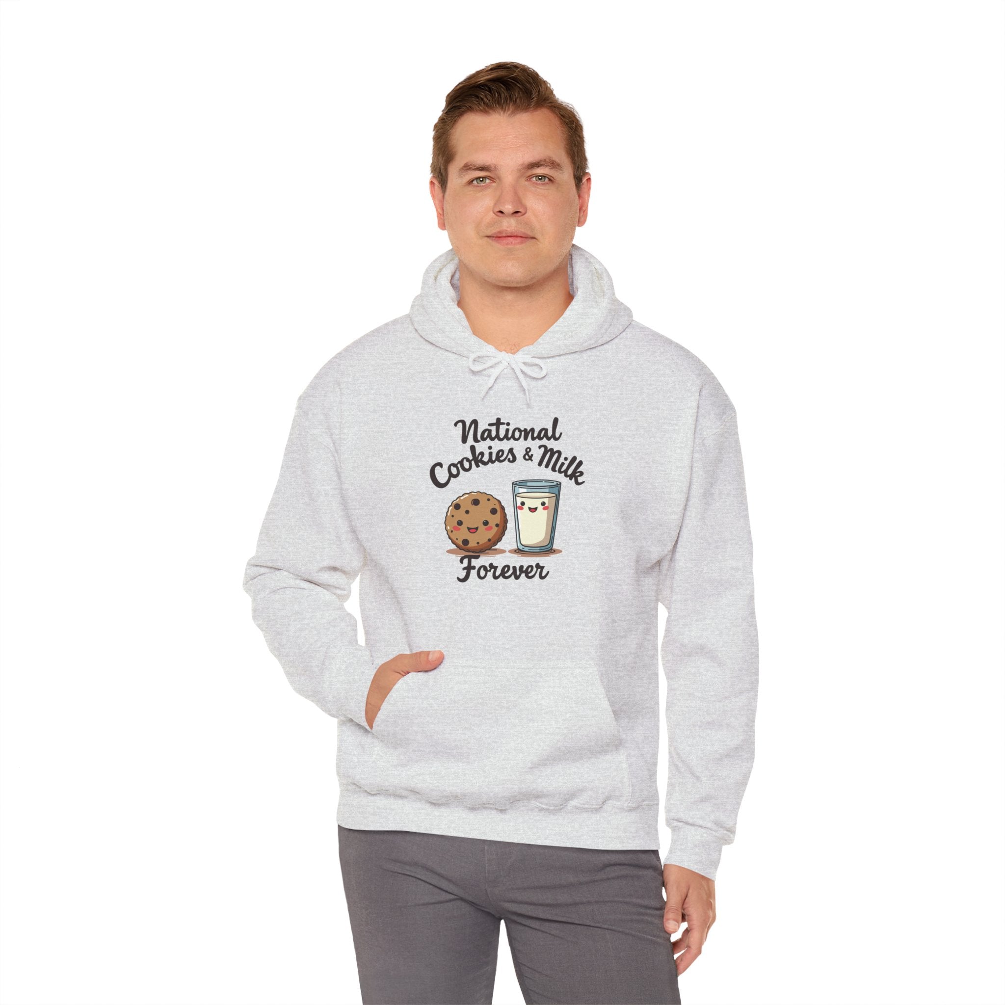 Cookie Milk Hoodie - Cozy Cute Cookie Lover Fun Gift Sweater