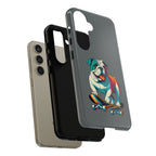 national pet day skateboard bulldog phone case for dog lovers