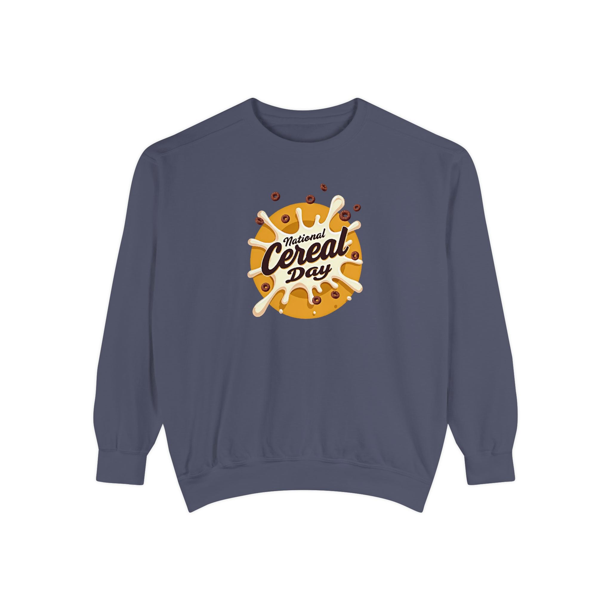 Cereal Day Sweatshirt - Unisex Garment-Dyed