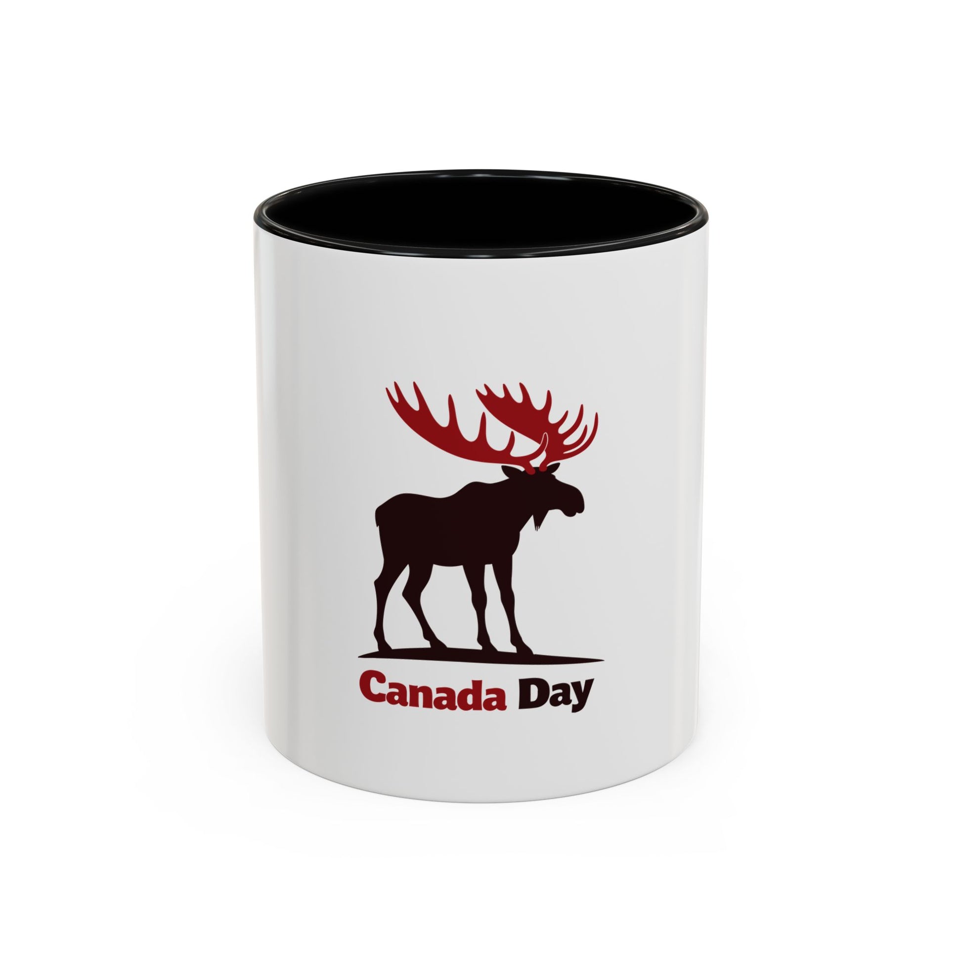 Mug - Canada Day Moose Patriotic Silhouette Design 11oz/15oz Gift for Canadians