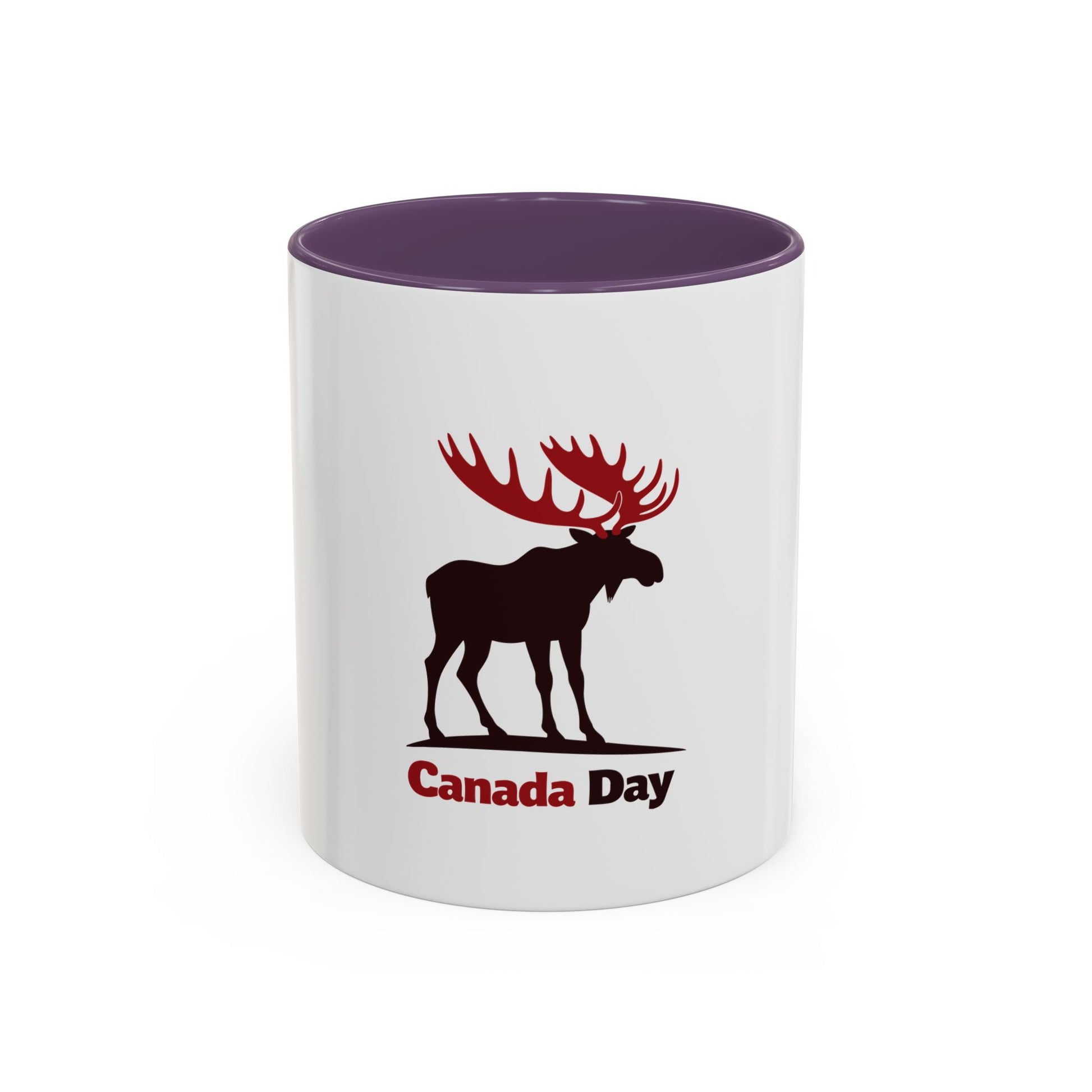 Mug - Canada Day Moose Patriotic Silhouette Design 11oz/15oz Gift for Canadians