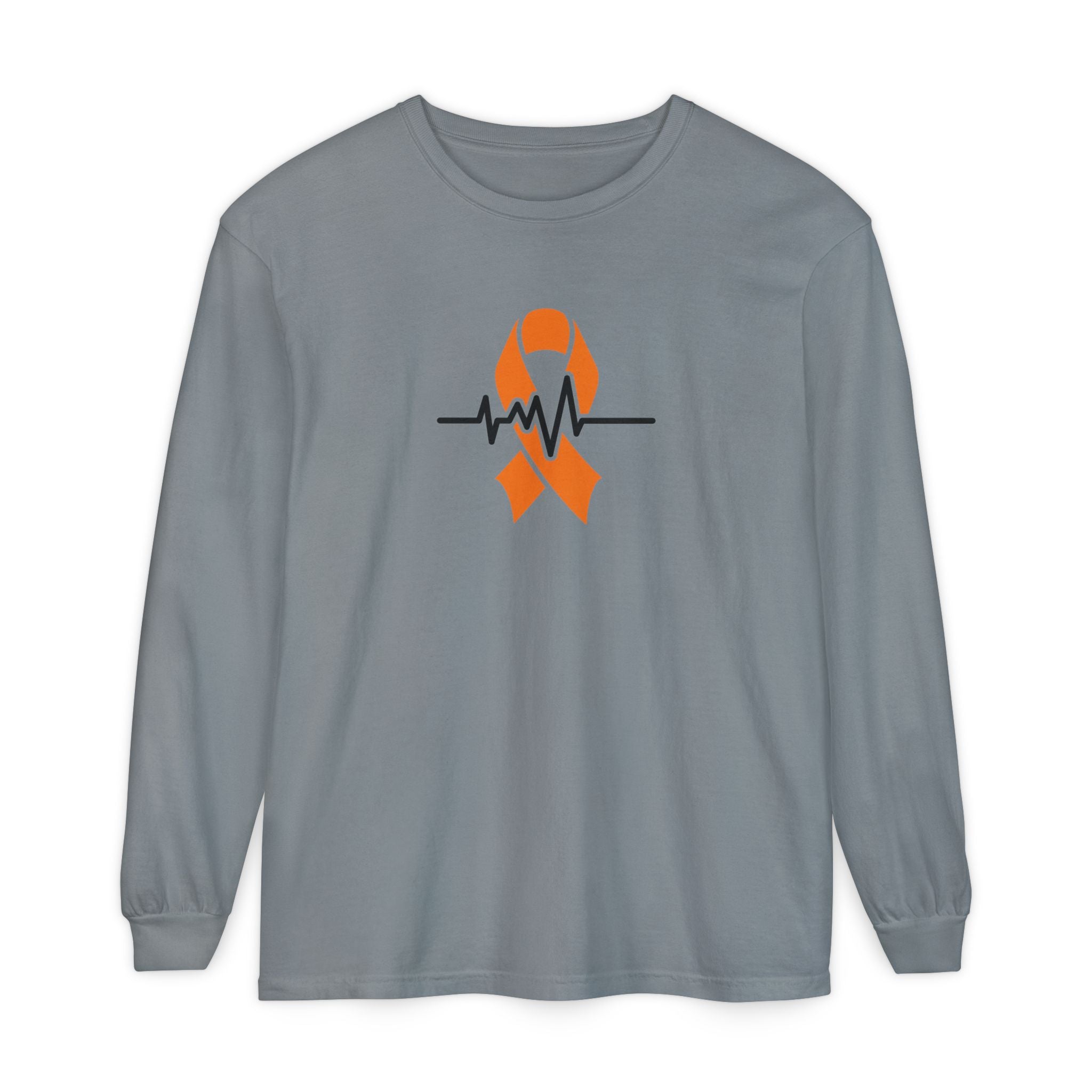 Heart Health Awareness Long Sleeve T-Shirt - Cancer Supportive Gift