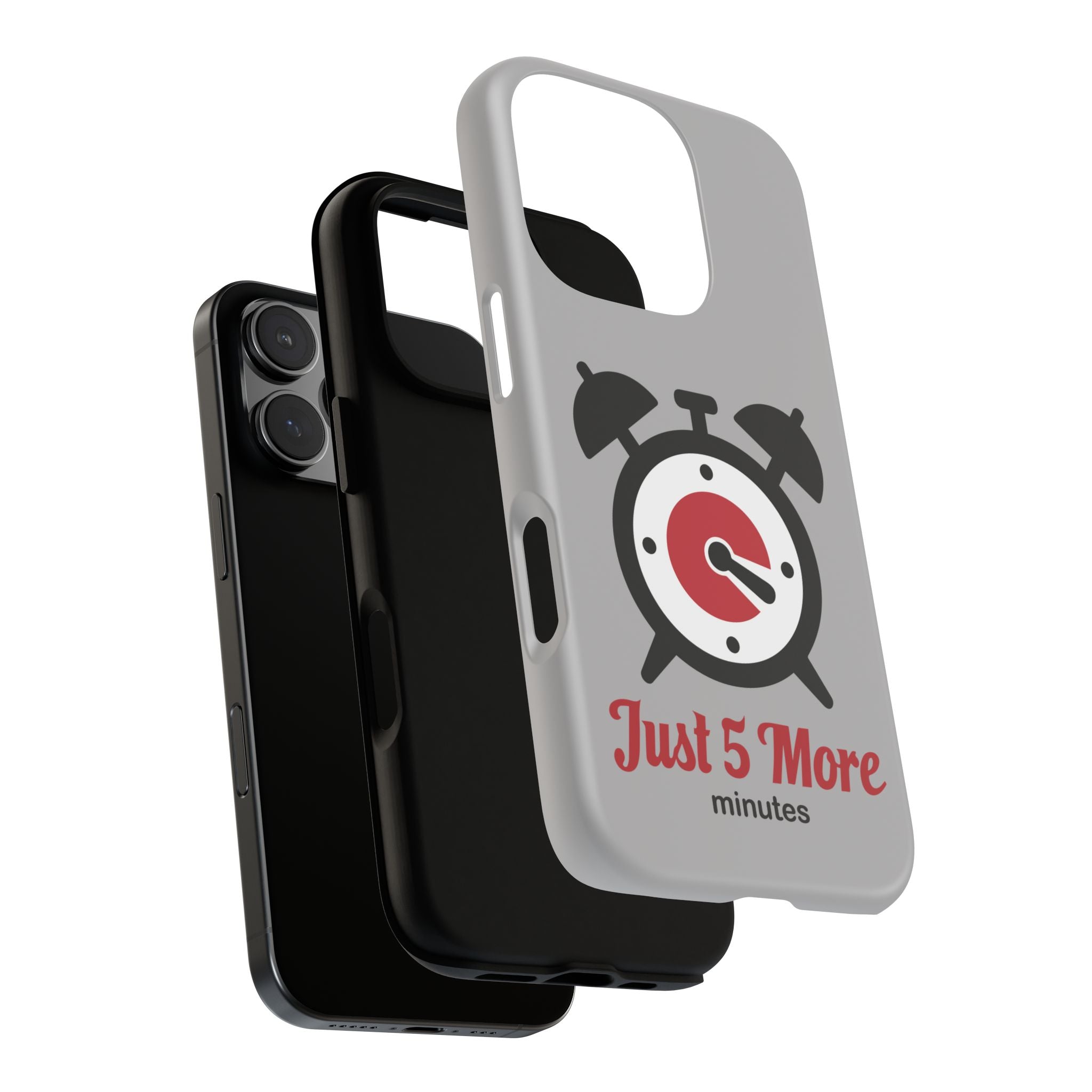 world sleep day iPhone 16 case - "5 more minutes" funny gift