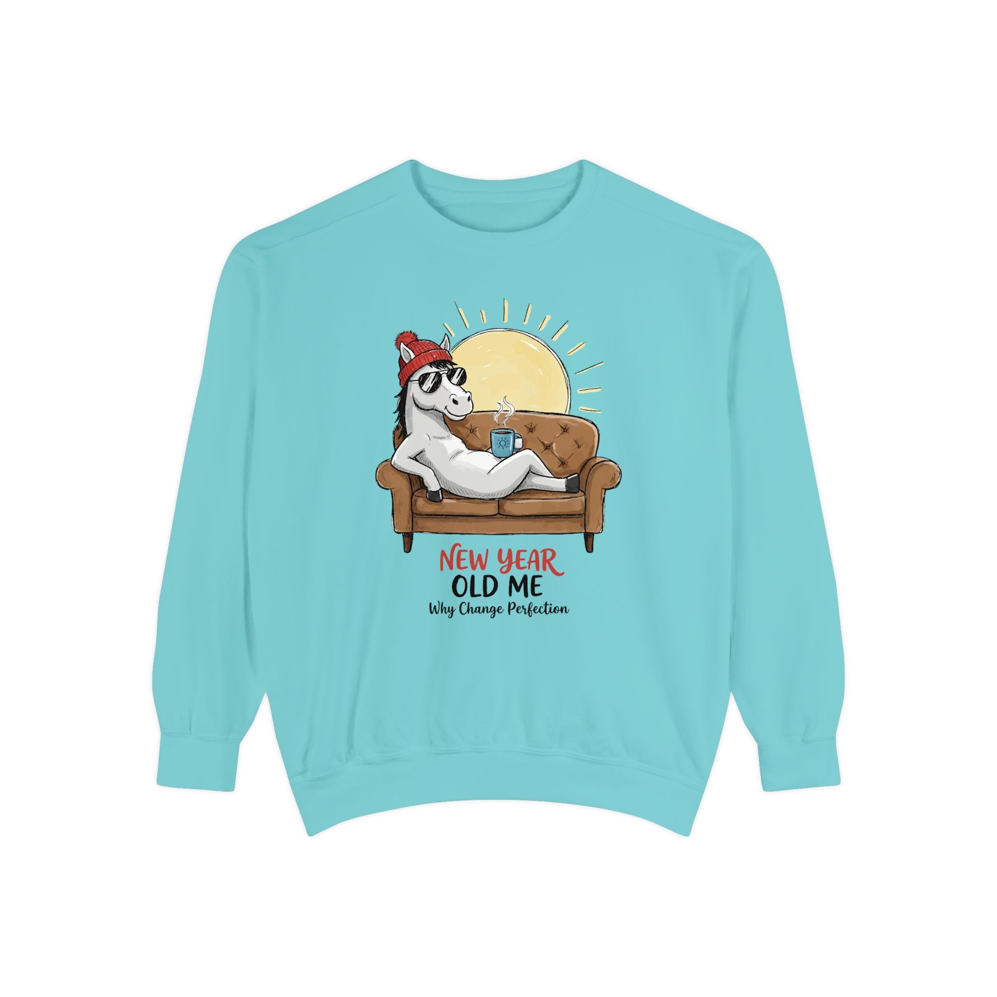 Cute Pony Sweatshirt - Garment-Dyed Vintage Comfort