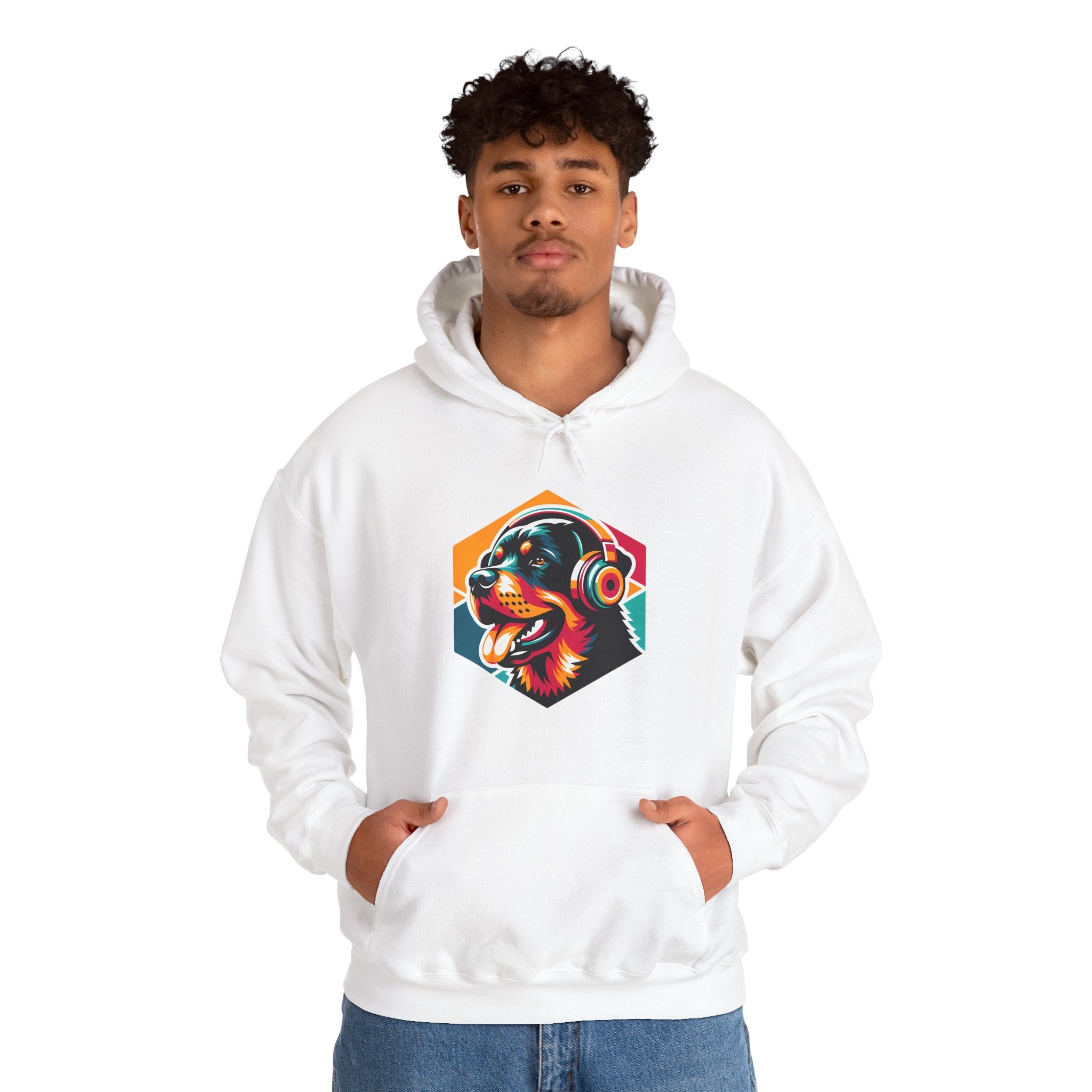 Rottweiler Dog Hoodie - Vibrant Unisex Sweatshirt for Dog Lovers