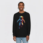 Cute Astronaut Long Sleeve - Space Themed Cotton Tee