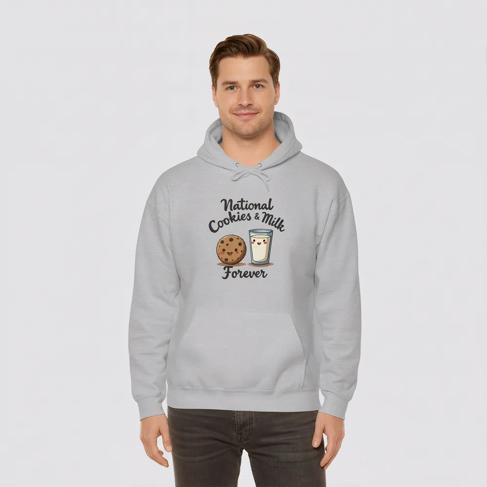 Cookie Milk Hoodie - Cozy Cute Cookie Lover Fun Gift Sweater