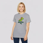 Cute Dinosaur T-Shirt - Unisex Cotton Tee for Kids and Adults