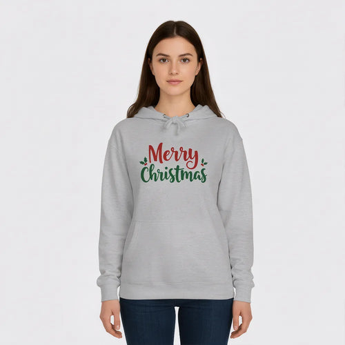 Cozy Merry Christmas Hoodie - Festive Unisex Pullover