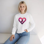 Heart Sweatshirt Cute Love Crewneck - Romantic Gift