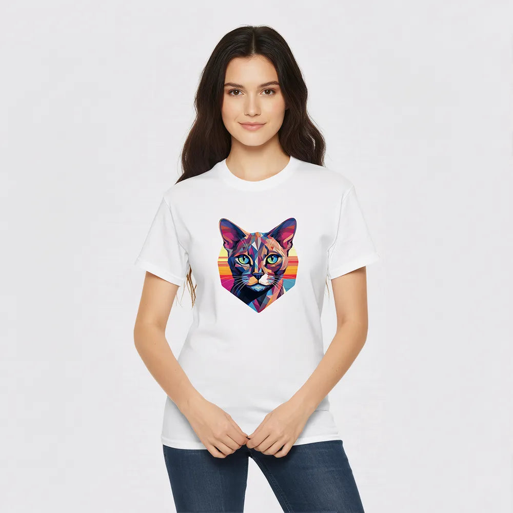 Cat Shirt Funny Cat Lover Tee - Cute Colorful Gift