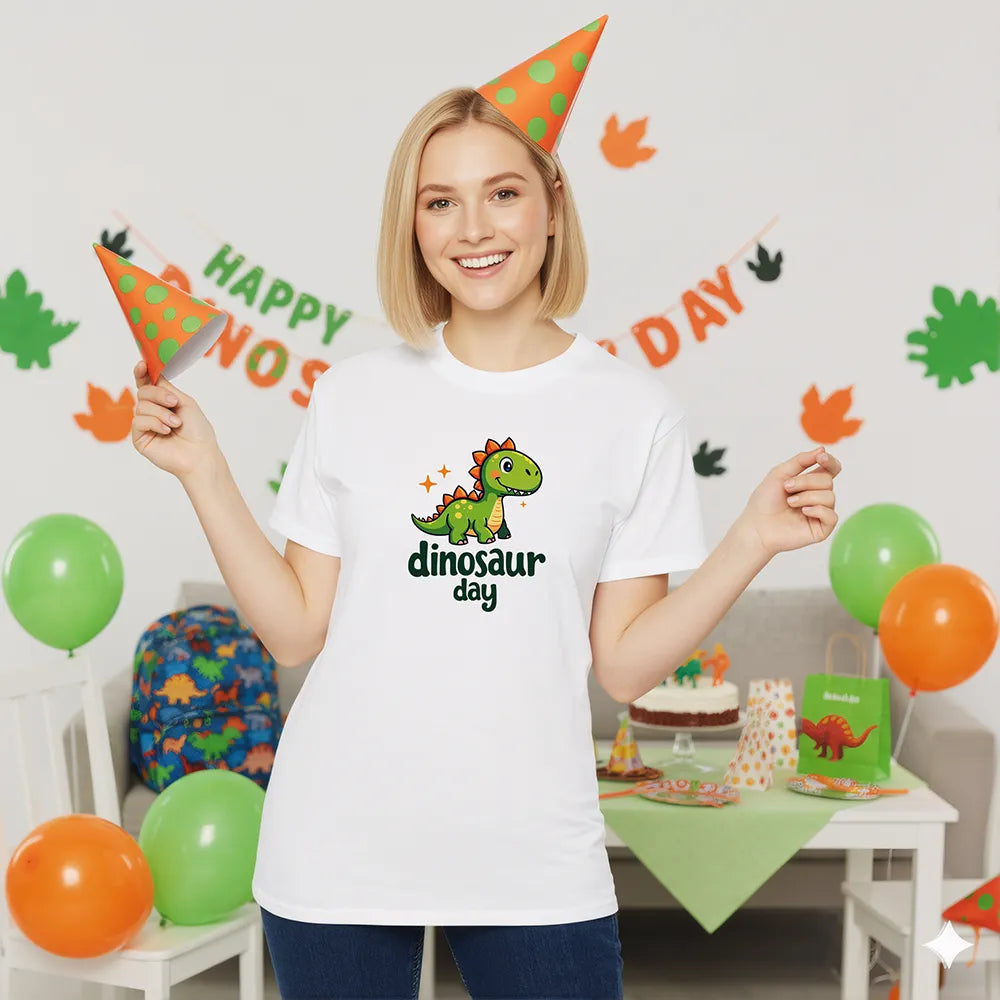 Dinosaur Day Shirt - Fun Dino Birthday Kids Adults Gift Tee