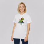 Cute Dinosaur T-Shirt - Unisex Cotton Tee for Kids and Adults