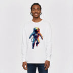 Cute Astronaut Long Sleeve - Space Themed Cotton Tee